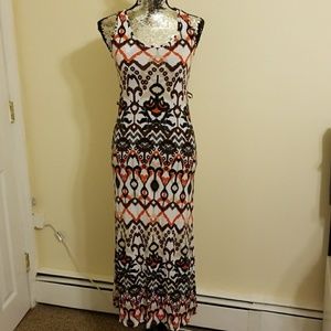 3/4 length maxi dress